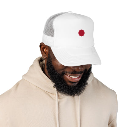 Japan Flag Foam Trucker Hat | Japanese Pride Snapback Cap | Rep Ya Flag