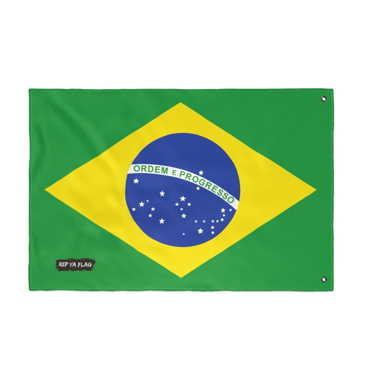 Brazil Flag Garden Banner | Double Sided Outdoor Flag | Rep Ya Flag