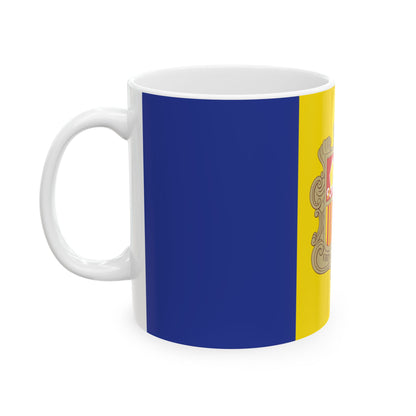 Andorra Flag Coffee Mug | Andorran Pride Ceramic Tea Mug 11oz & 15oz | Rep Ya Flag