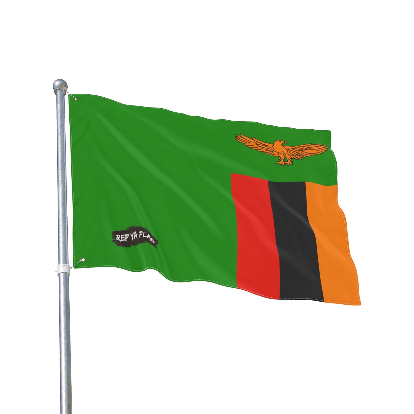 Zambia Flag Double Sided Flag, Outdoor Garden Banner | Country Flag