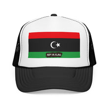 Libya Flag Foam Trucker Hat | Libyan Pride Snapback Cap | Rep Ya Flag