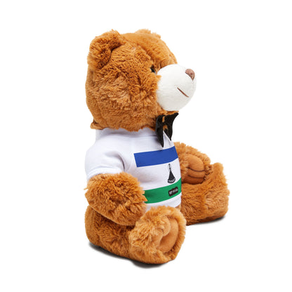 Lesotho Flag Teddy Bear | Basotho Heritage Plush Gift | Rep Ya Flag