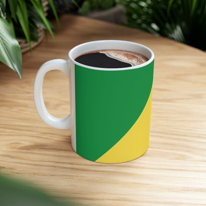 Republic of the Congo Flag Coffee Tea Mug 11oz 15oz | Congolese Heritage Mug | Rep Ya Flag