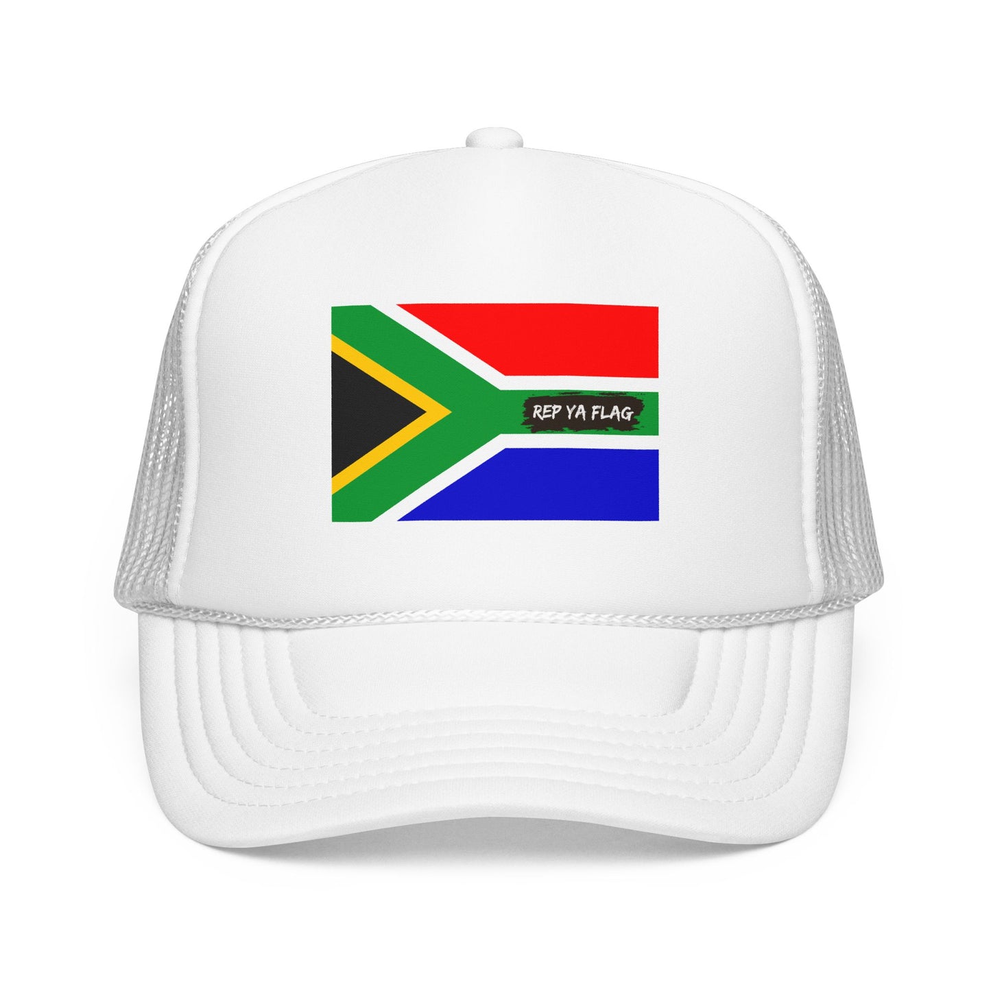 South Africa Flag Foam Trucker Hat | South African Heritage Snapback Cap | Rep Ya Flag