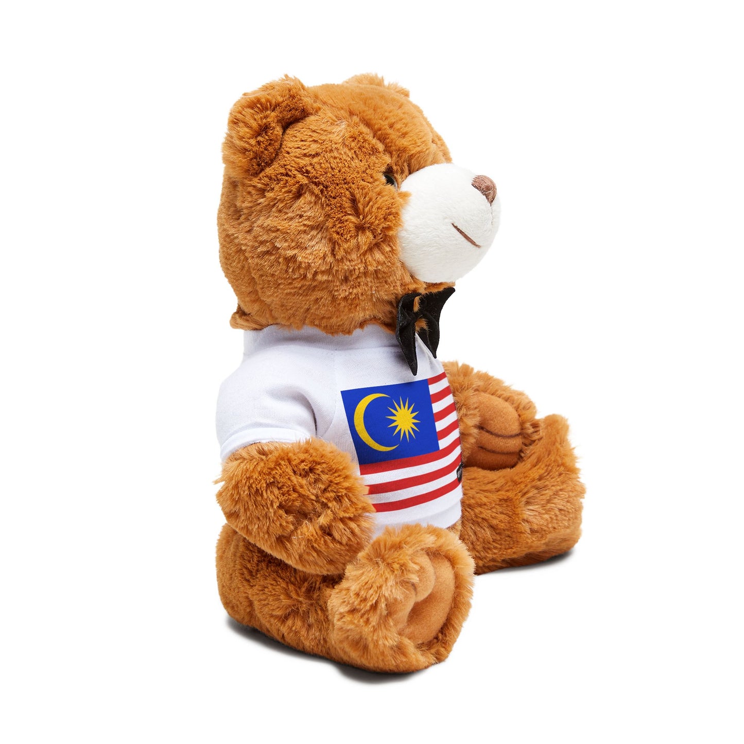 Malaysia Flag Teddy Bear | Malaysian Heritage Plush Gift | Rep Ya Flag