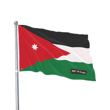 Jordan Flag Garden Banner | Double Sided Outdoor Flag | Rep Ya Flag