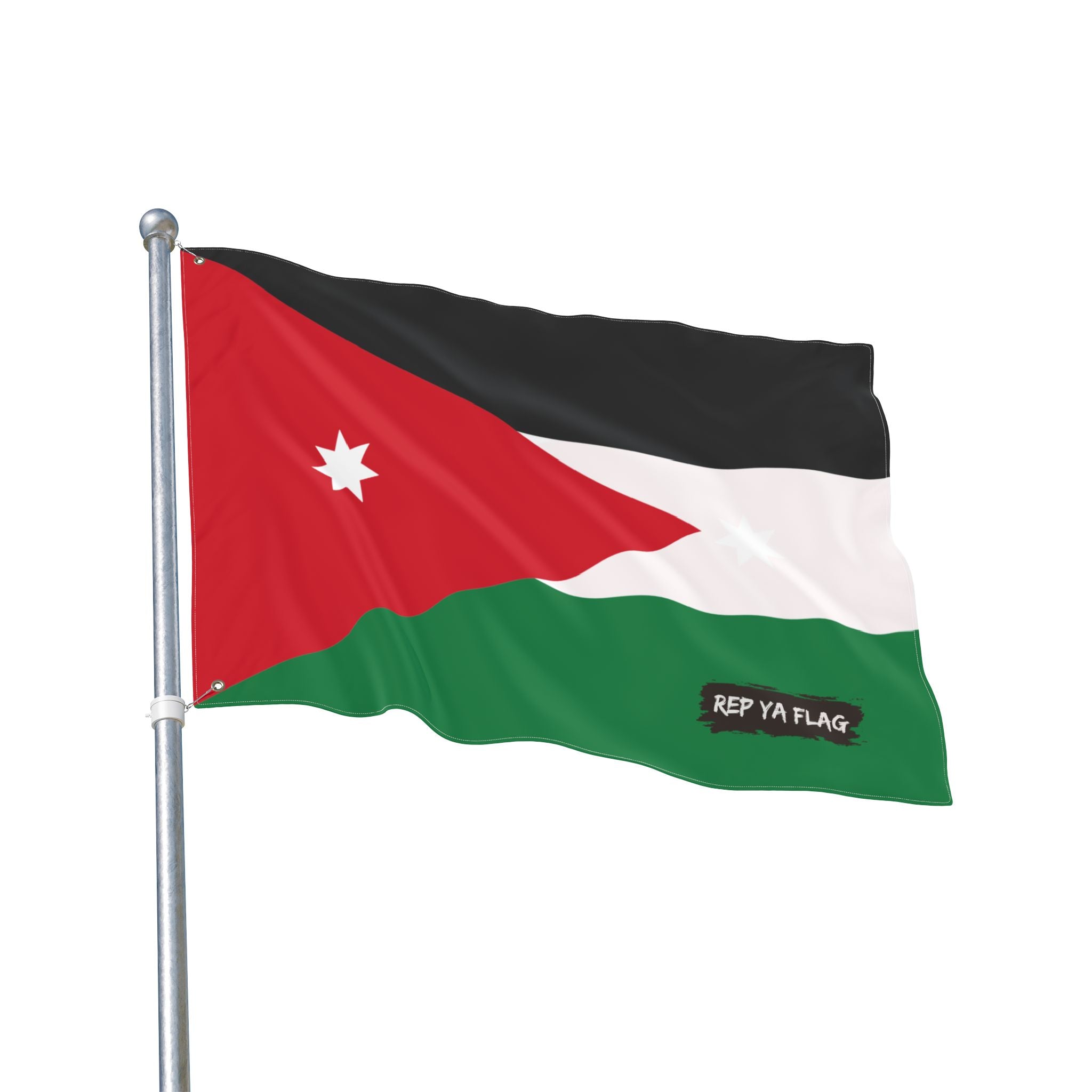 Jordan Flag Garden Banner | Double Sided Outdoor Flag | Rep Ya Flag