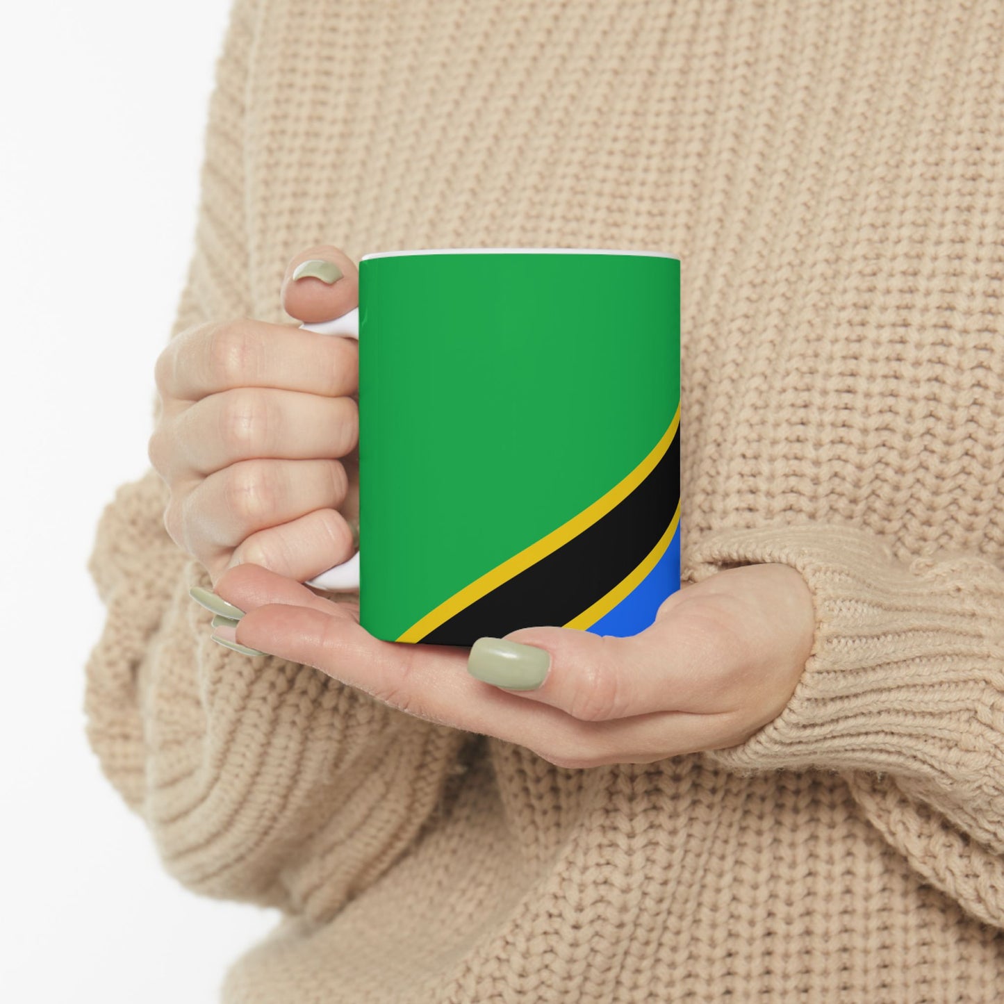 Tanzania Flag Coffee Tea Mug 11oz 15oz | Rep Ya Flag Ceramic Mug