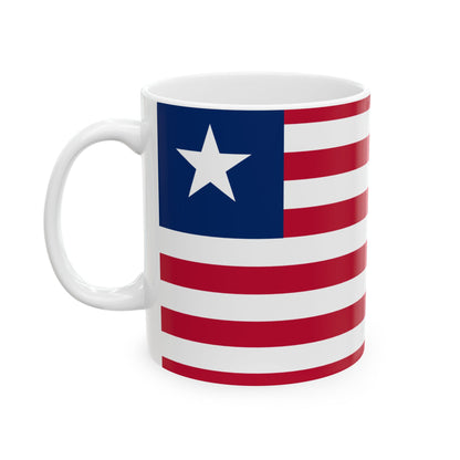 Liberia Flag Coffee Tea Mug 11oz 15oz | Rep Ya Flag Ceramic Mug