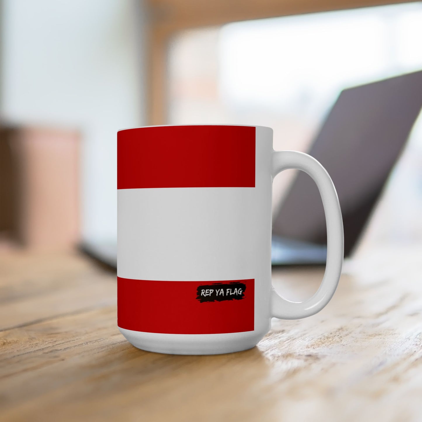 Austria Flag Coffee Mug | Austrian Pride Ceramic Tea Mug 11oz & 15oz | Rep Ya Flag