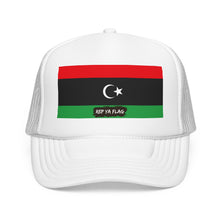 Libya Flag Foam Trucker Hat | Libyan Pride Snapback Cap | Rep Ya Flag