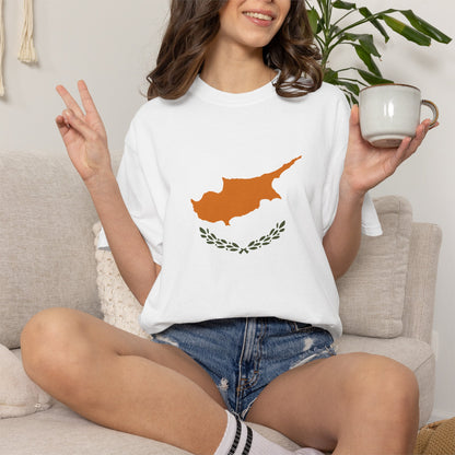 Cyprus Flag T Shirt | Cypriot Heritage Shirt S-4XL | Rep Ya Flag