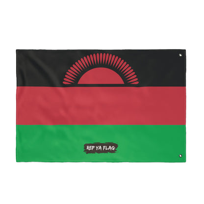 Malawi Flag Garden Banner | Double Sided Outdoor Flag | Rep Ya Flag