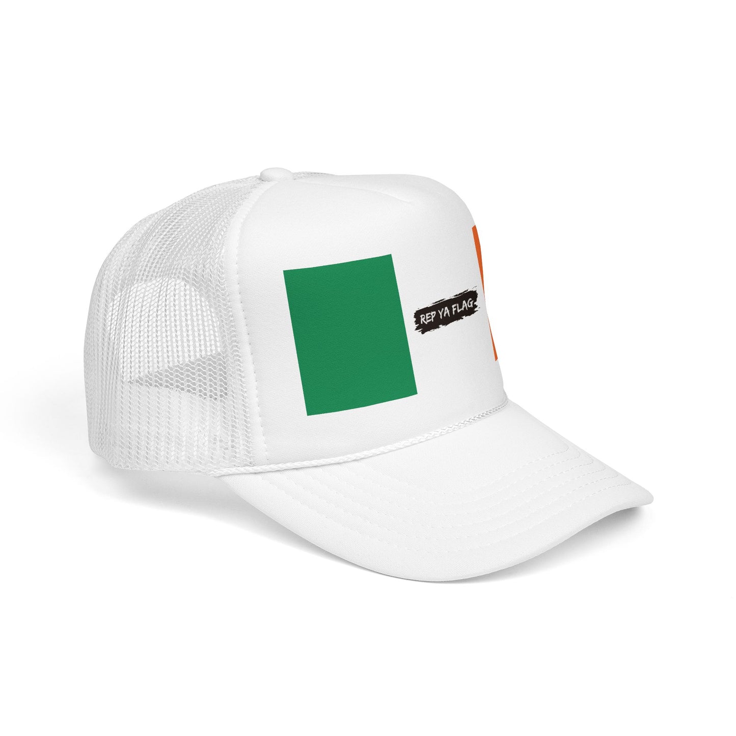 Ireland Flag Foam Trucker Hat | Irish Pride Snapback Cap | Rep Ya Flag