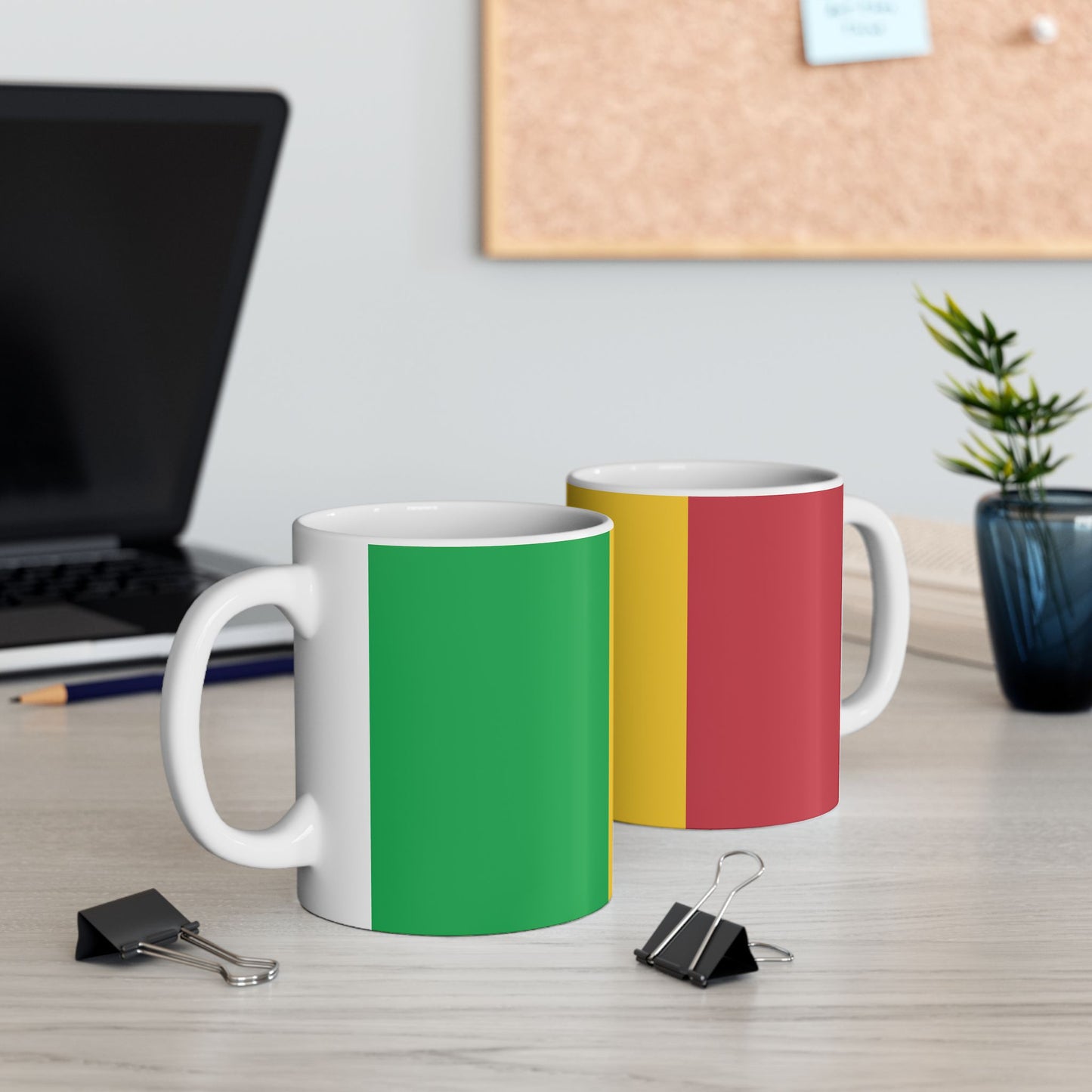 Mali Flag Coffee Tea Mug 11oz 15oz | Rep Ya Flag Ceramic Mug