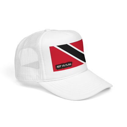 Trinidad and Tobago Flag Foam Trucker Hat | Rep Ya Flag design