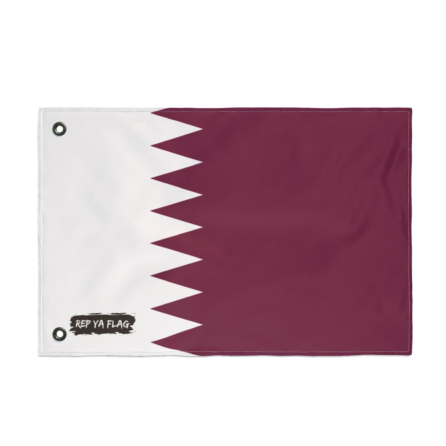 Qatar Flag Garden Banner | Double Sided Outdoor Flag | Rep Ya Flag