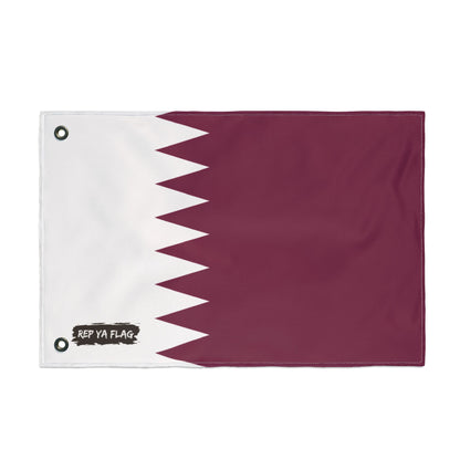 Qatar Flag Garden Banner | Double Sided Outdoor Flag | Rep Ya Flag