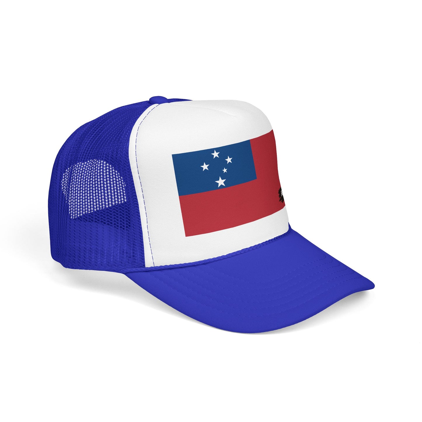 Samoa Flag Foam Trucker Hat | Samoan Pride Snapback Cap | Rep Ya Flag