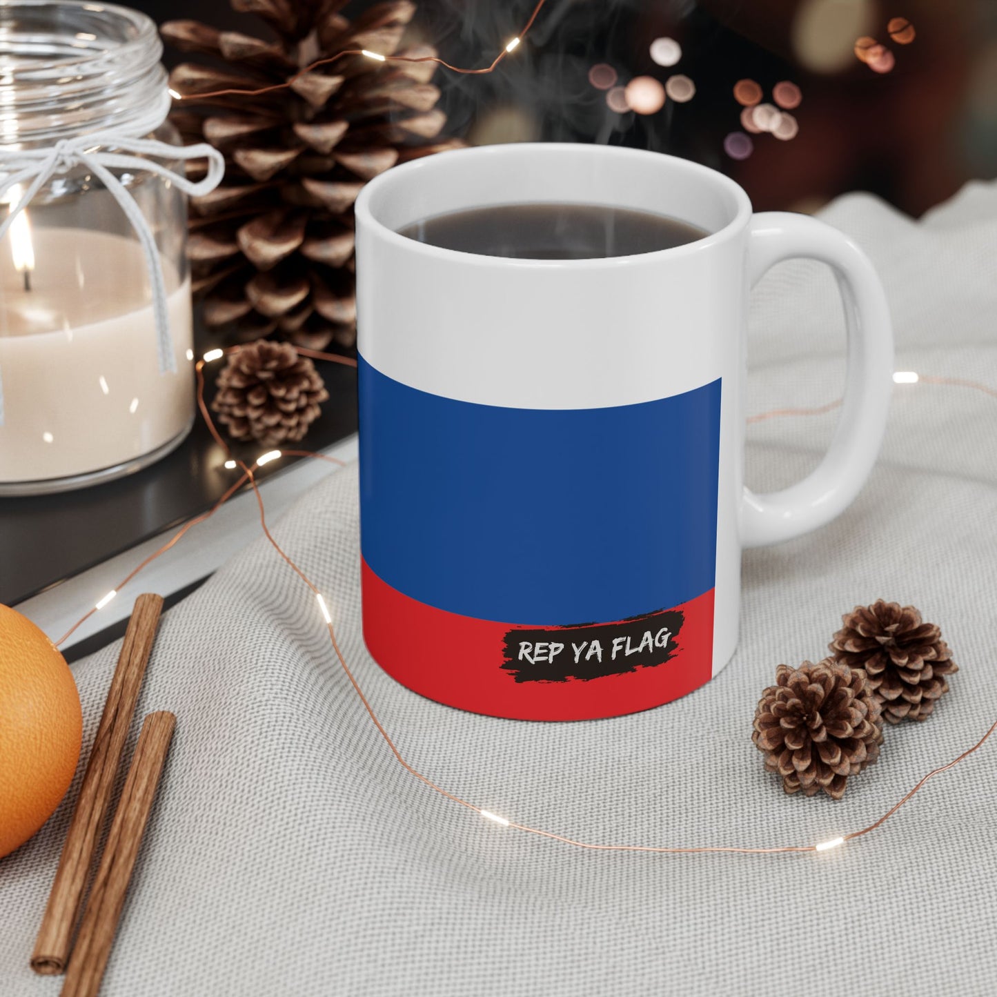 Slovakia Flag Coffee Tea Mug 11oz 15oz | Rep Ya Flag Ceramic Mug