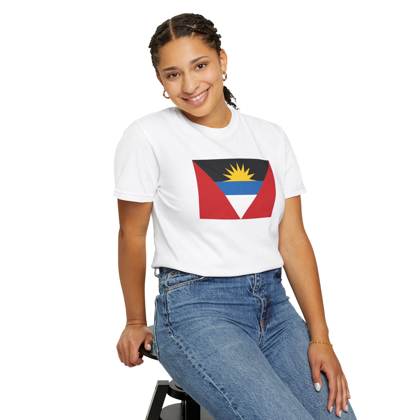 Antigua & Barbuda Flag T Shirt | Caribbean Heritage Shirt S-4XL | Rep Ya Flag