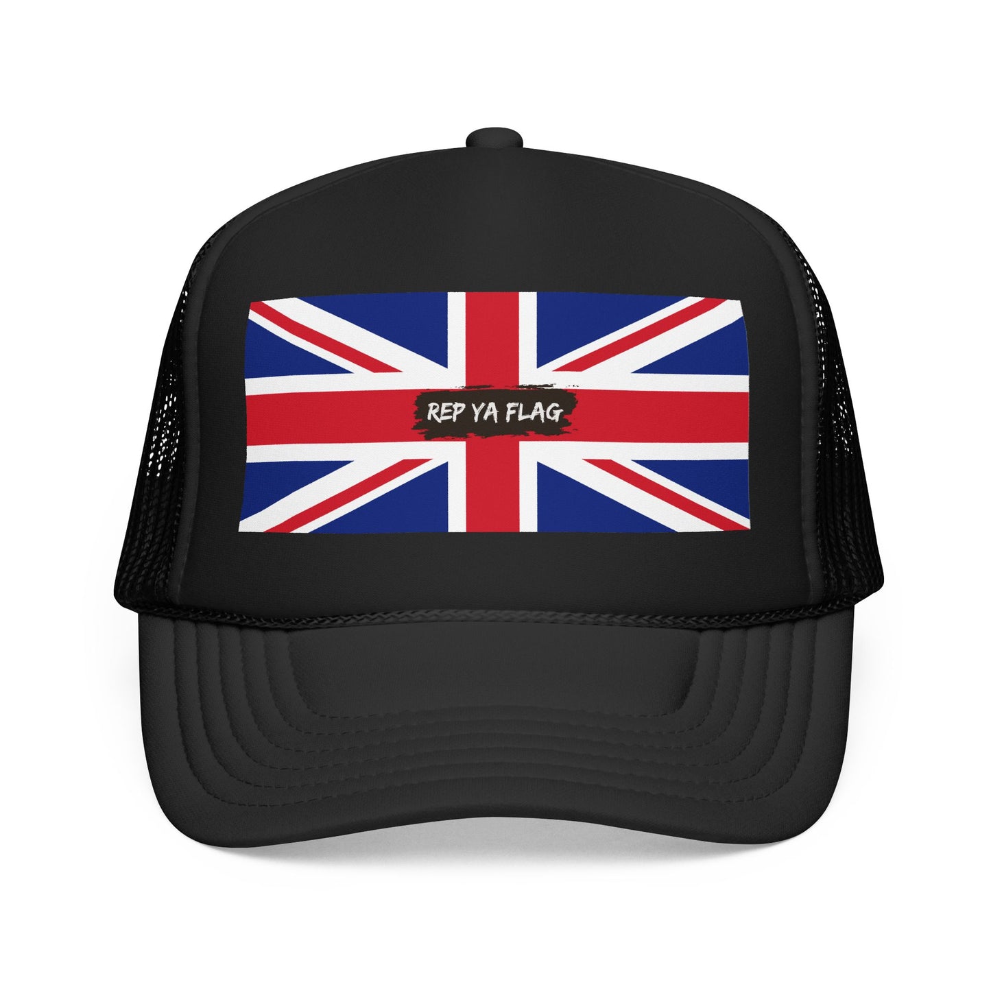 United Kingdom UK Foam Trucker Hat | Rep Ya Flag design