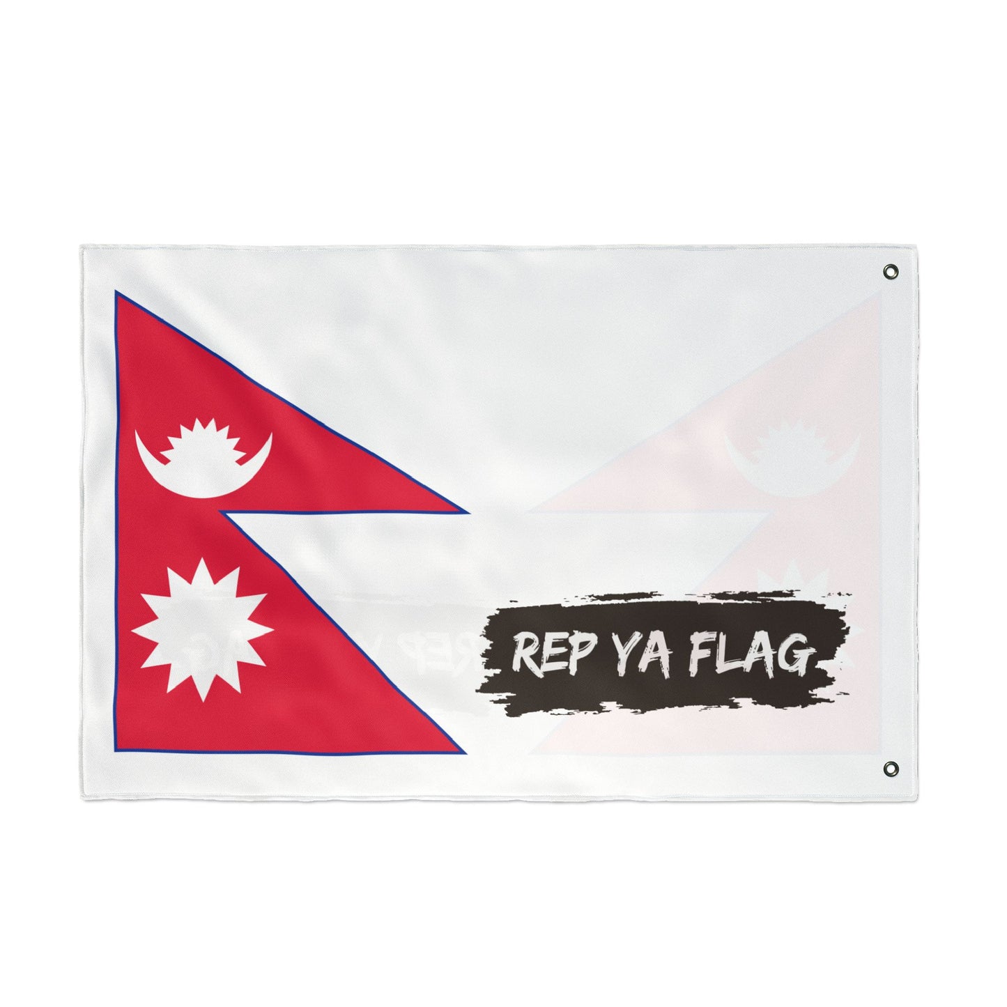 Nepal Flag Garden Banner | Double Sided Outdoor Flag | Rep Ya Flag