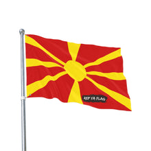 North Macedonia Flag Garden Banner | Double Sided Outdoor Flag | Rep Ya Flag