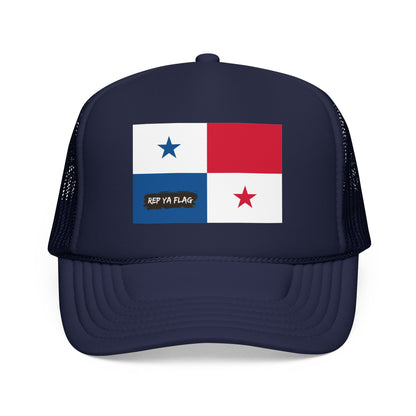 Panama Flag Foam Trucker Hat | Panamanian Pride Snapback Cap | Rep Ya Flag