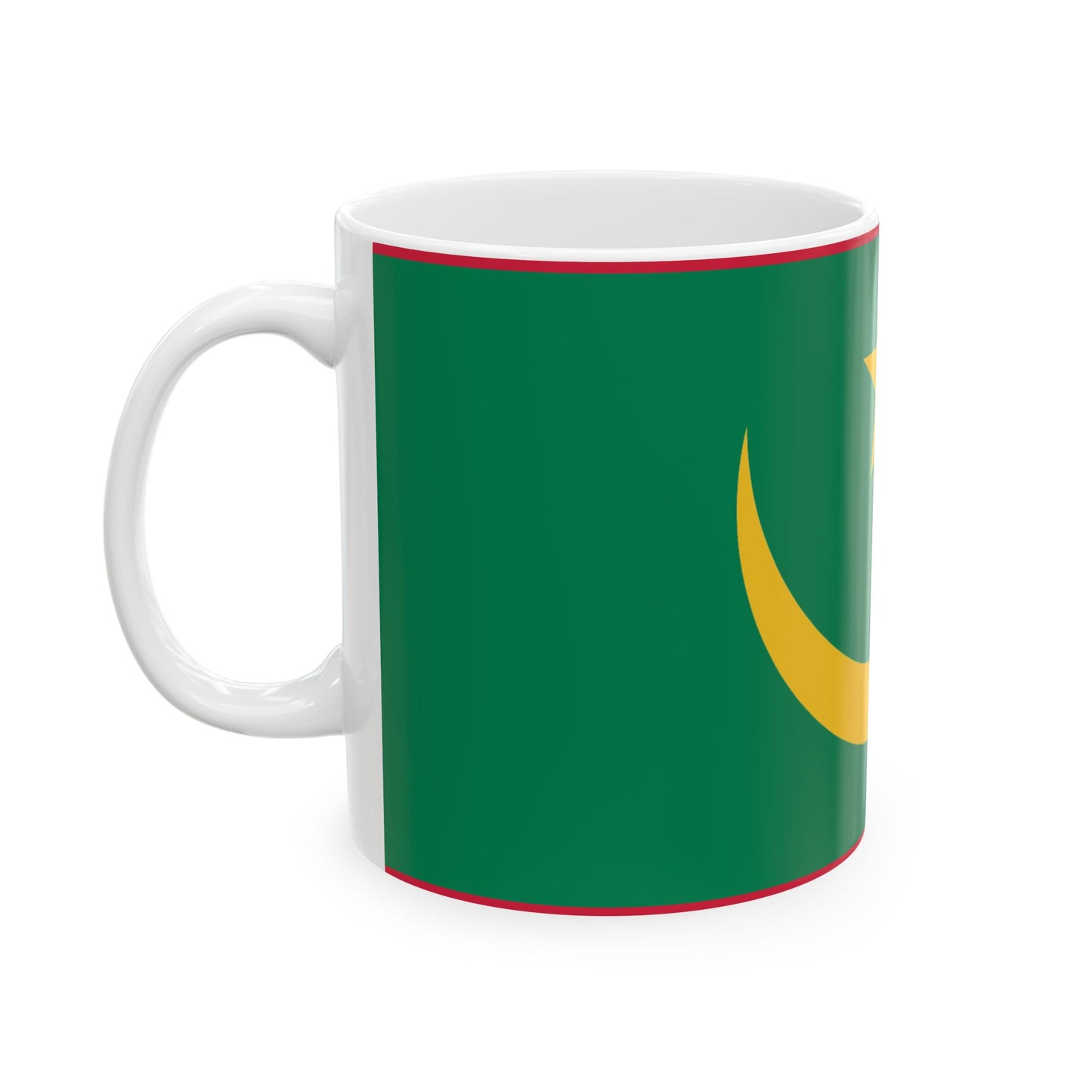 Mauritania Flag Coffee Tea Mug 11oz 15oz | Rep Ya Flag Ceramic Mug