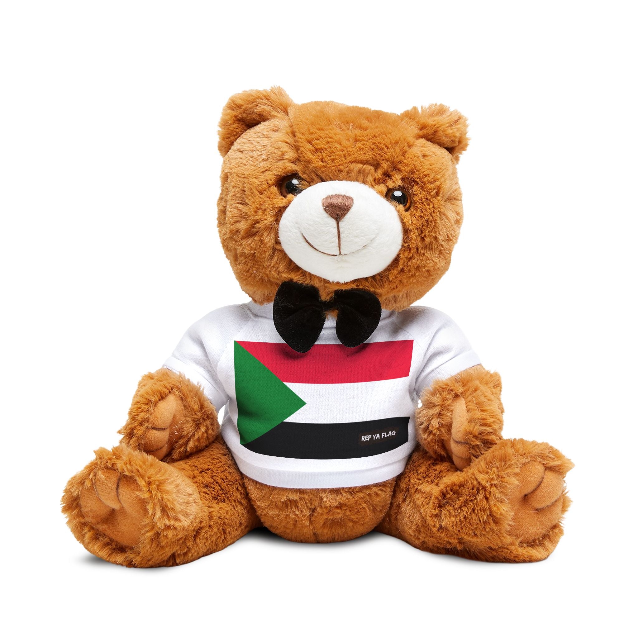 Sudan Teddy Bear | Sudan Flag Plush | Sudanese Gift | Cultural Stuffed Animal | Heritage Keepsake Bear