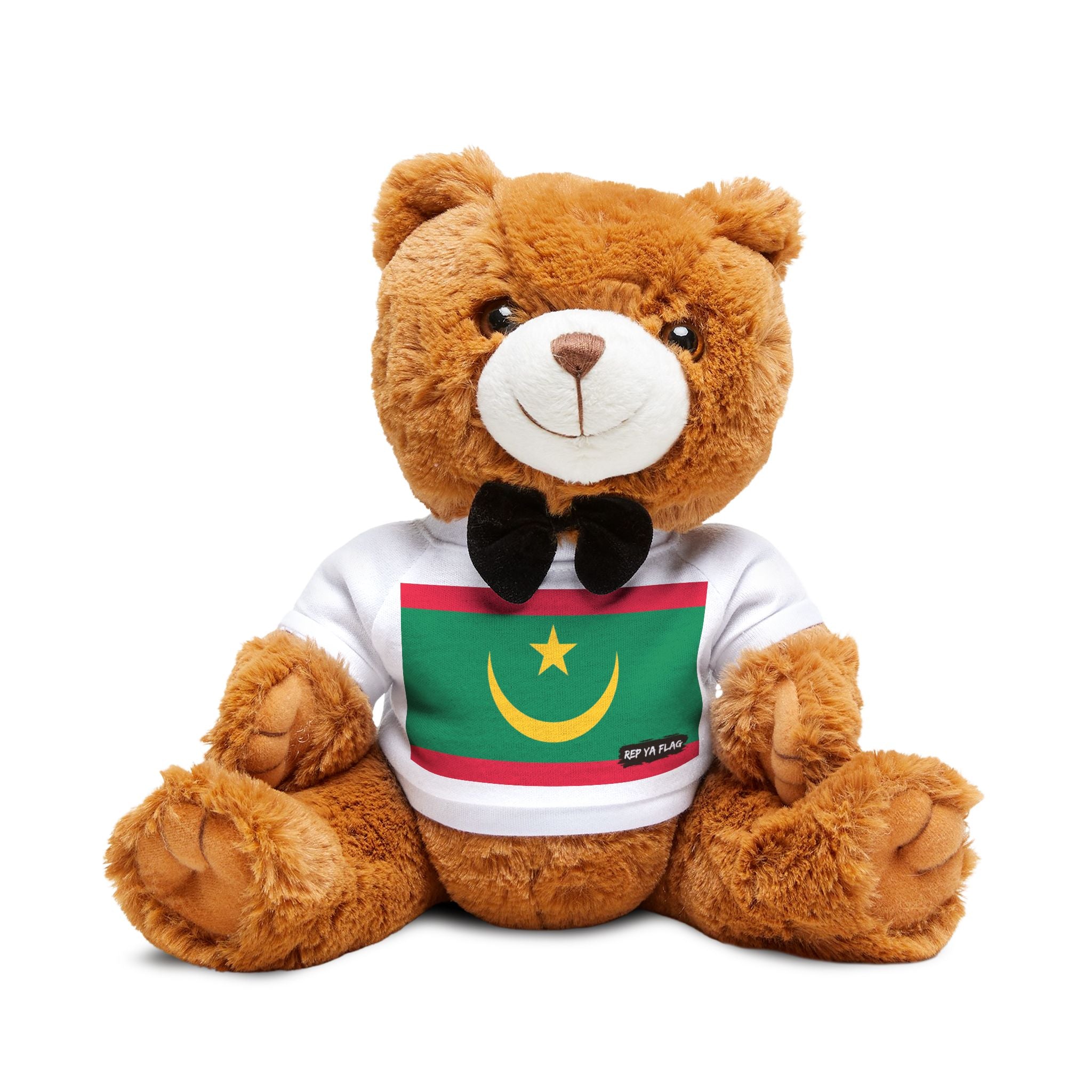 Mauritania Flag Teddy Bear | Mauritanian Heritage Plush Gift | Cultural Keepsake | Baby Gift Stuffed Animal