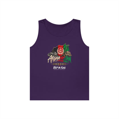 Afghanistan Flag Graphic Tank Top — 'Rep My Flag' Patriotic Design