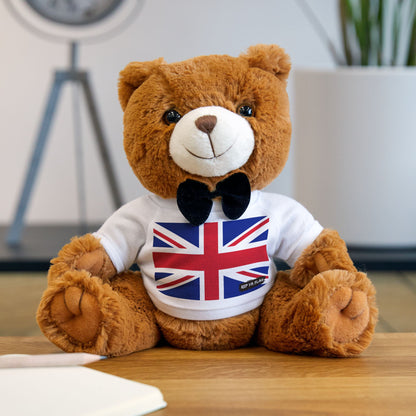 United Kingdom Teddy Bear | UK Flag Plush | British Gift | Cultural Stuffed Animal | Heritage Keepsake Bear
