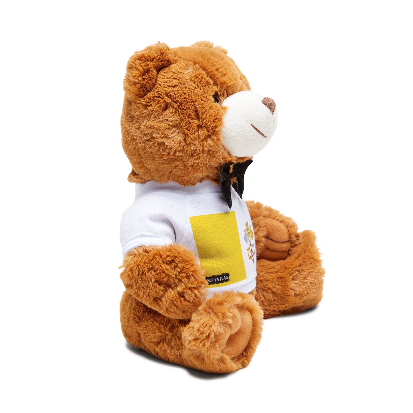 Vatican City Teddy Bear | Vatican Flag Plush | Catholic Gift | Religious Stuffed Animal | Faith Keepsake Bear