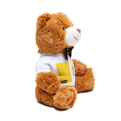 Vatican City Teddy Bear | Vatican Flag Plush | Catholic Gift | Religious Stuffed Animal | Faith Keepsake Bear