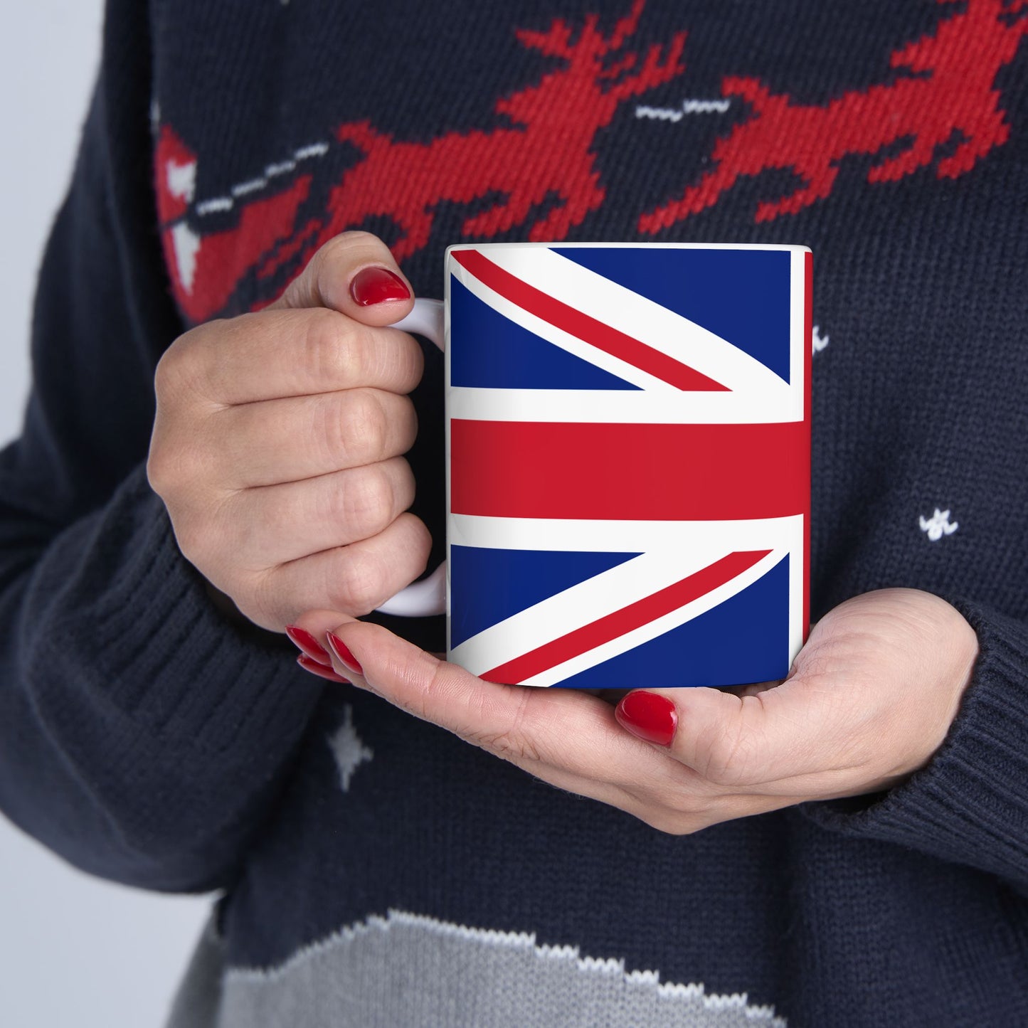 United Kingdom Flag Coffee Tea Mug 11oz 15oz | Rep Ya Flag Ceramic Mug