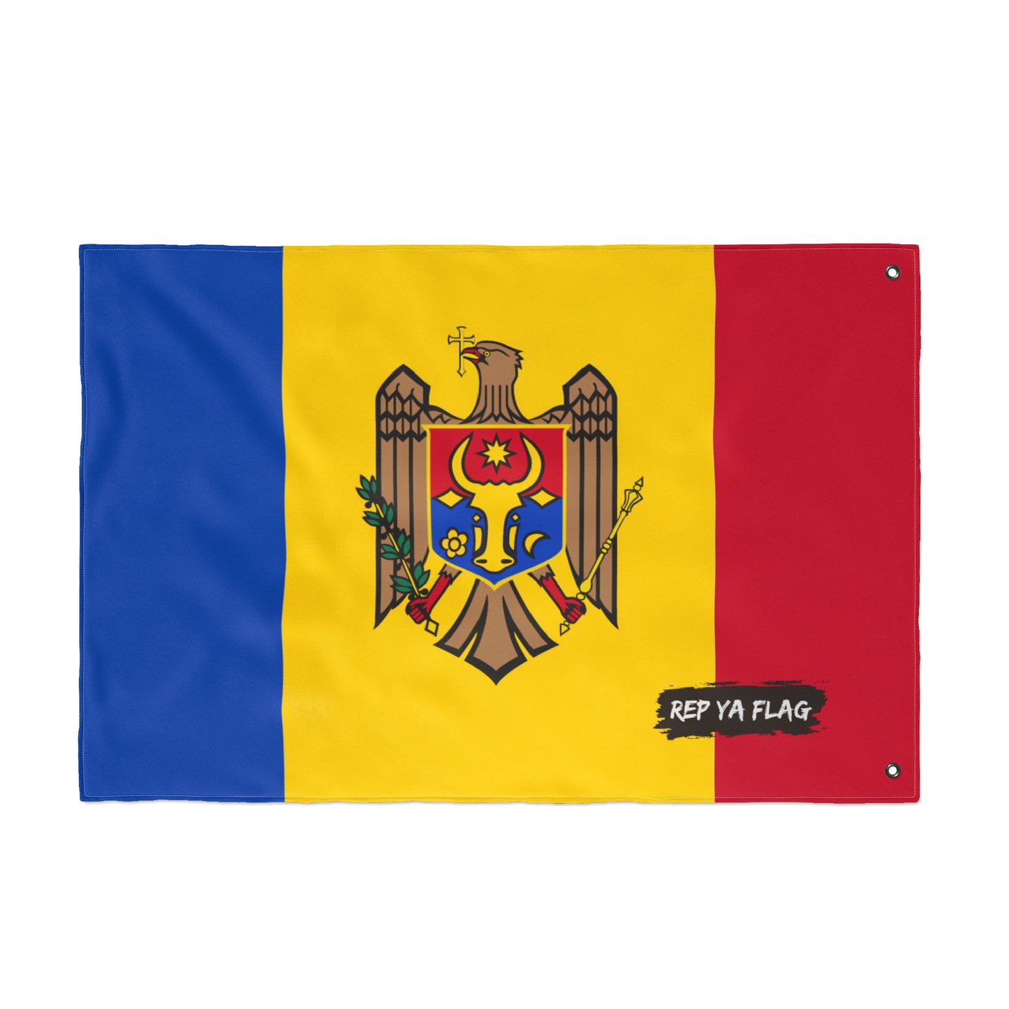 Moldova Flag Garden Banner | Double Sided Outdoor Flag | Rep Ya Flag