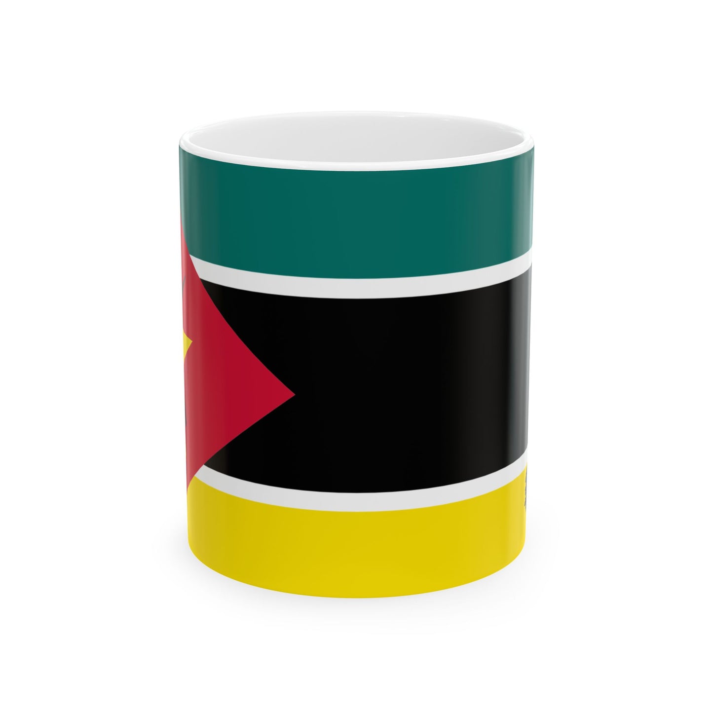Mozambique Flag Coffee Tea Mug 11oz 15oz | Rep Ya Flag Ceramic Mug