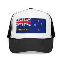 New Zealand Flag Foam Trucker Hat | Kiwi Pride Snapback Cap | Rep Ya Flag