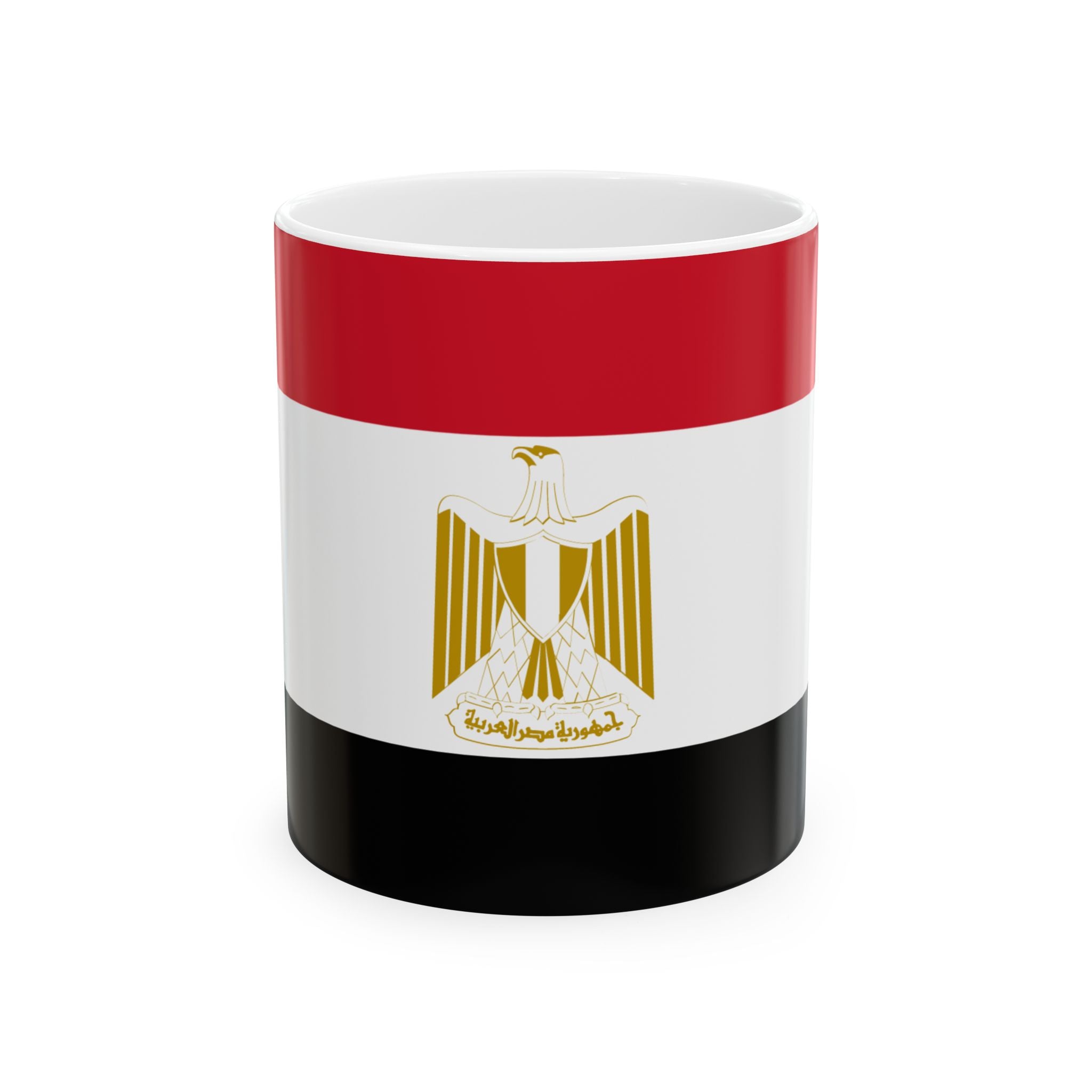 Egypt Flag Coffee Tea Mug 11oz 15oz | Rep Ya Flag Ceramic Mug