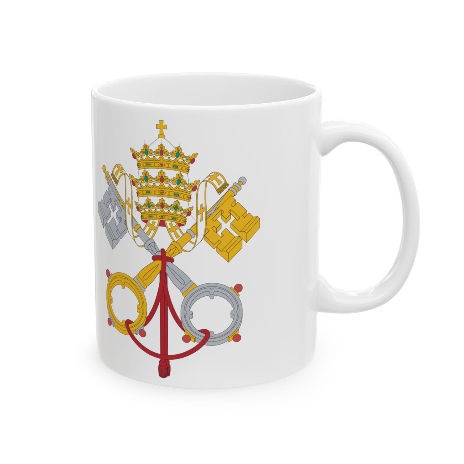 Vatican City Flag | Coffee Tea Ceramic Mug Cup | 11oz 15oz | Rep Ya Flag