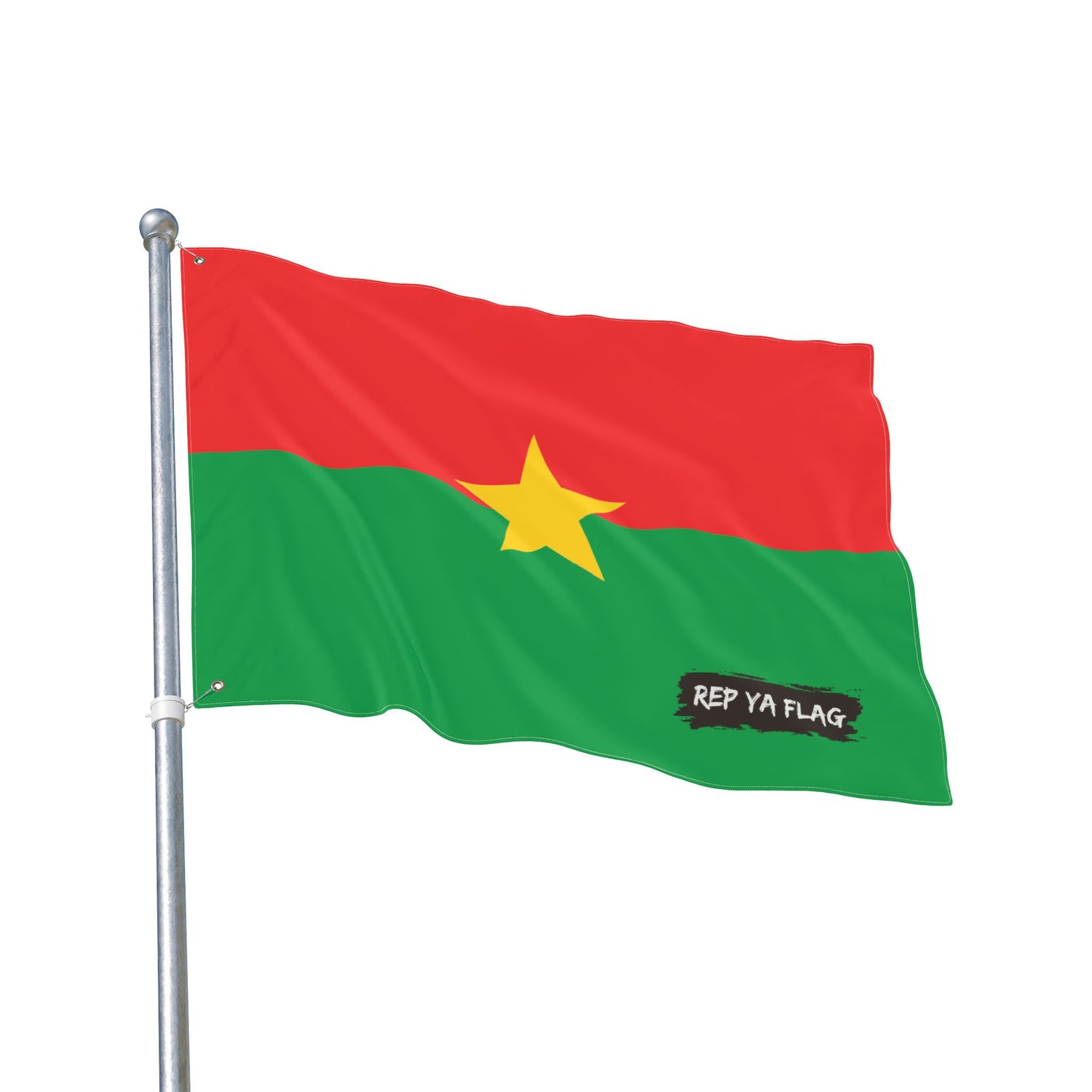 Burkina Faso Flag Garden Banner | Double Sided Outdoor Flag | Rep Ya Flag