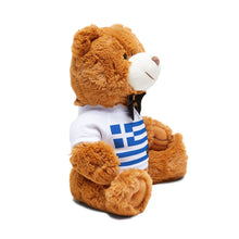 Greece Flag Teddy Bear | Greek Heritage Plush Gift | Rep Ya Flag