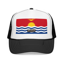 Kiribati Flag Foam Trucker Hat | Kiribati Pride Snapback Cap | Rep Ya Flag