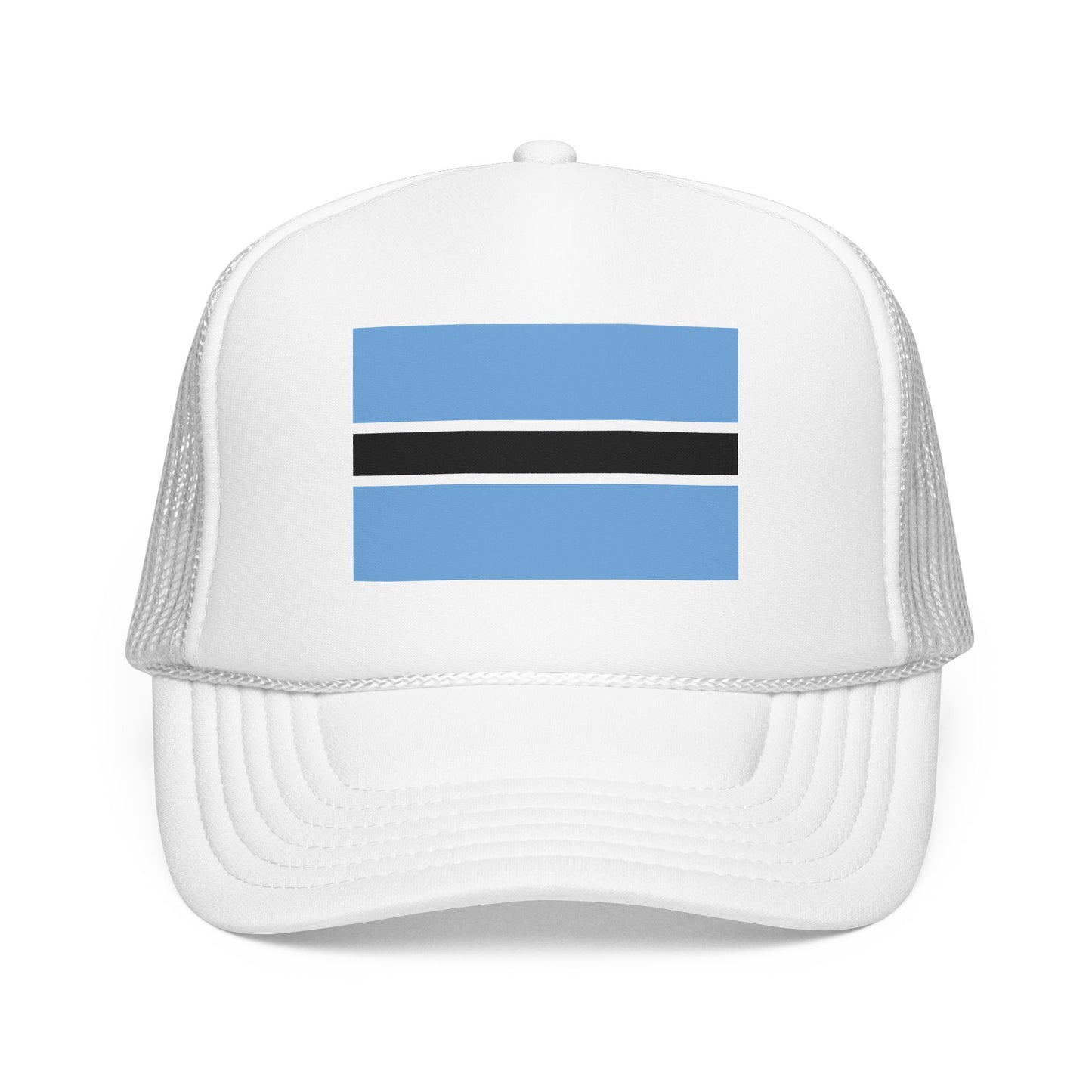 Botswana Flag Foam Trucker Hat | Botswana Pride Snapback Cap | Rep Ya Flag
