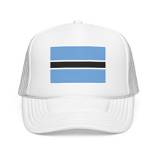 Botswana Flag Foam Trucker Hat | Botswana Pride Snapback Cap | Rep Ya Flag