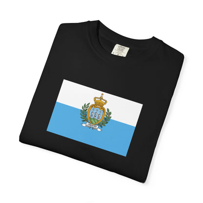 San Marino Flag T Shirt | Sammarinese Heritage Shirt S–4XL | Rep Ya Flag