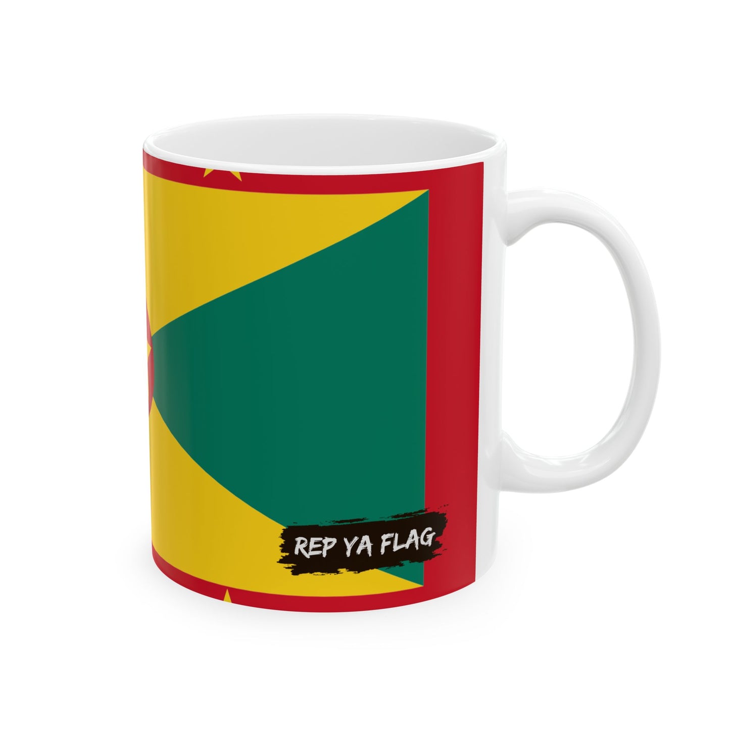 Grenada Flag Coffee Tea Mug 11oz 15oz | Rep Ya Flag Ceramic Mug
