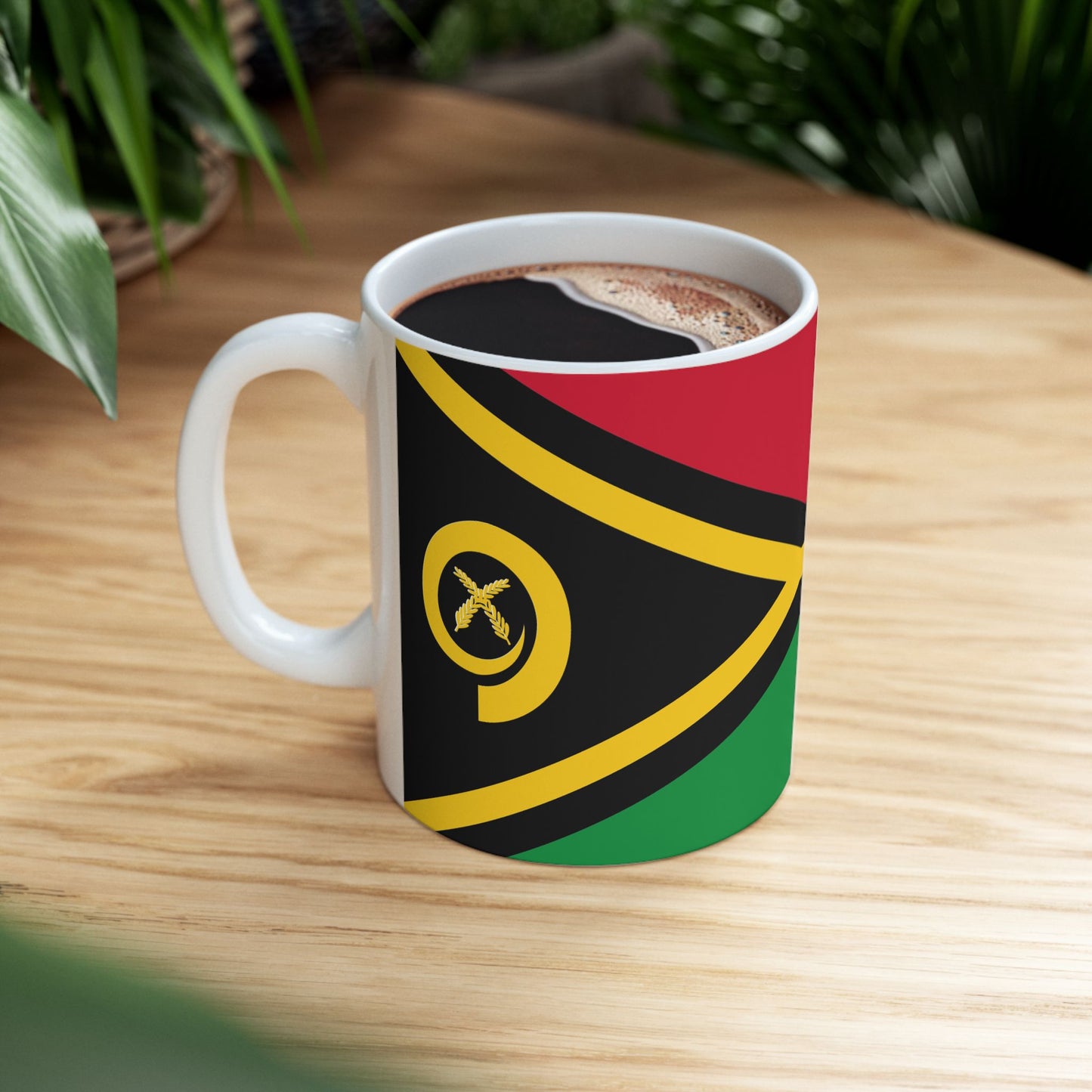 Vanuatu Flag Coffee Tea Mug 11oz 15oz | Rep Ya Flag Ceramic Mug